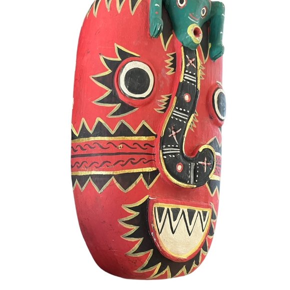 Tribal wooden mask - Picture 2 of 5